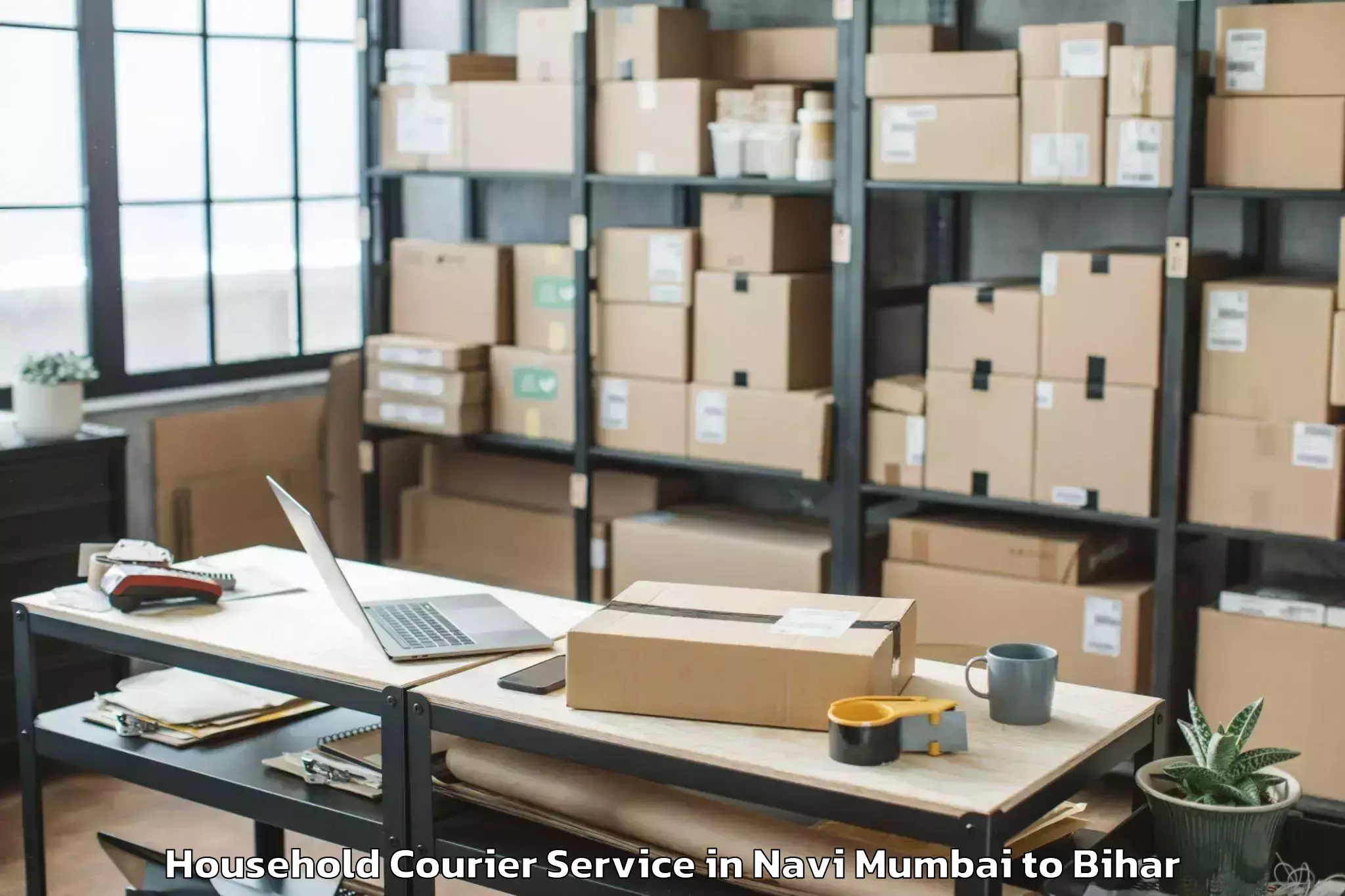 Top Navi Mumbai to Parbatta Household Courier Available